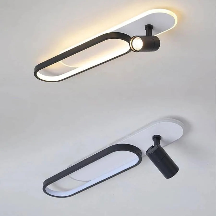Ruby LED полилей 40W Черно бял LED полилей Заглавие по подразбиране Alessandro Design