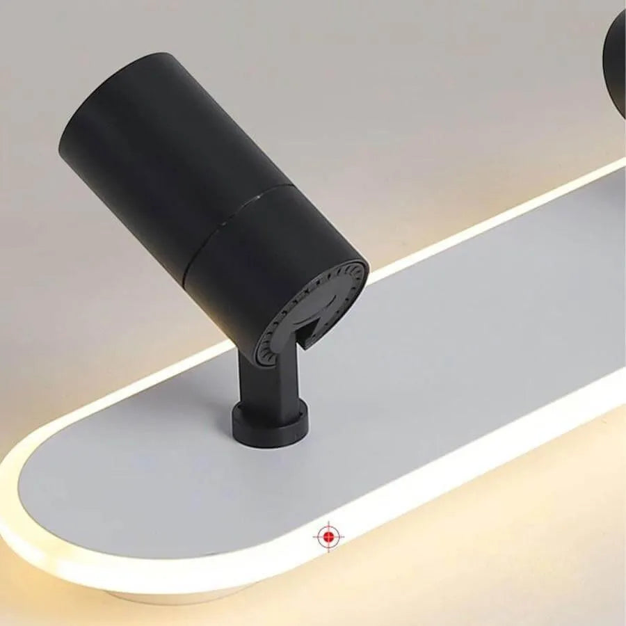 Ruby LED полилей 40W Черно бял LED полилей Заглавие по подразбиране Alessandro Design