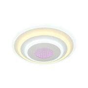 LED полилей NIVARA 3D 20W, диаметър 30 ​​см, студена/топла/неутрална светлина, апликирани в бяло LED полилеи Заглавие по подразбиране Alessandro Design