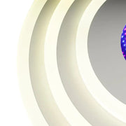 LED полилей NIVARA 3D 20W, диаметър 30 ​​см, студена/топла/неутрална светлина, апликирани в бяло LED полилеи Заглавие по подразбиране Alessandro Design