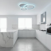 LED полилей с дистанционно управление LUCY 45W, 3 кръга, студена/топла/неутрална светлина, димируем, бял LED полилей с дистанционно управление Заглавие по подразбиране Alessandro Design