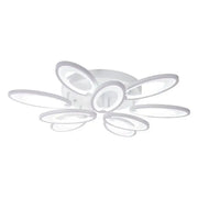 LED полилей с дистанционно управление SUNFLOWER 98W, 9 елемента, студена/топла/неутрална светлина, димиране, бели LED полилеи с дистанционно управление Заглавие по подразбиране Alessandro Design