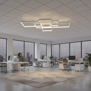 LED полилей с дистанционно управление LANDEN 84W, 3 елемента, студена/топла/неутрална светлина, димируем, бял LED полилей с дистанционно управление Заглавие по подразбиране Alessandro Design
