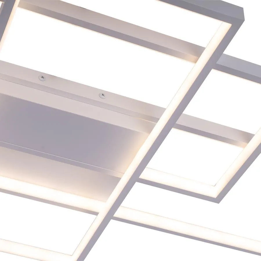 LED полилей с дистанционно управление LANDEN 84W, 3 елемента, студена/топла/неутрална светлина, димируем, бял LED полилей с дистанционно управление Заглавие по подразбиране Alessandro Design