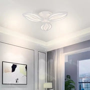 LED полилей с дистанционно управление ORCHID 40W, 3 венчелистчета, студена/топла/неутрална светлина, димиране, бял LED полилей с дистанционно управление Default Title Alessandro Design