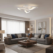 LED полилей с дистанционно LOTUS 32W, 3 венчелистчета, Студена/Топла/Неутрална светлина, Димируем, Бял LED полилей с дистанционно управление Заглавие по подразбиране Alessandro Design