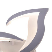 LED полилей с дистанционно LOTUS 32W, 3 венчелистчета, Студена/Топла/Неутрална светлина, Димируем, Бял LED полилей с дистанционно управление Заглавие по подразбиране Alessandro Design