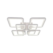 LED полилей с дистанционно управление ZOE 138W, 8 квадрата, студена/топла/неутрална светлина, димируем, бял LED полилей с дистанционно управление Default Title Alessandro Design