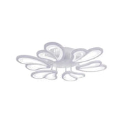 LED полилей с дистанционно управление BLOSSOM 78W, 6 венчелистчета, диаметър 60 см, студена/топла/неутрална светлина, димиране, бял LED полилей с дистанционно управление Default Title Alessandro Design