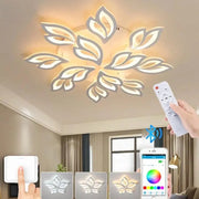LED полилей с дистанционно управление LILY 147W, 12 елемента, студена/топла/неутрална светлина, димируем, бял LED полилей с дистанционно управление Default Title Alessandro Design