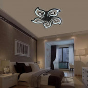 LED полилей с дистанционно управление GLORIOSA 150W, 5 венчелистчета, студена/топла/неутрална светлина, димируем, черен LED полилей с дистанционно управление Заглавие по подразбиране Alessandro Design