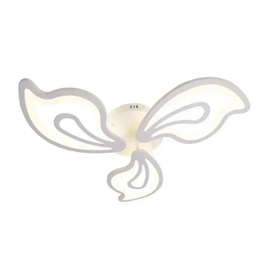 LED полилей с дистанционно управление GLORIOSA 40W, 3 венчелистчета, студена/топла/неутрална светлина, димиране, бял LED полилей с дистанционно управление Заглавие по подразбиране Alessandro Design