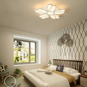 LED полилей с дистанционно управление TULIP 81W, 5 венчелистчета, Студена/Топла/Неутрална светлина, Димируем, Бял LED полилей с дистанционно управление Заглавие по подразбиране Alessandro Design