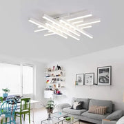 LED полилей с дистанционно управление MORA 160W, 8 елемента, линейна, студена/топла/неутрална светлина, димируем, бял LED полилей с дистанционно управление Default Title Alessandro Design