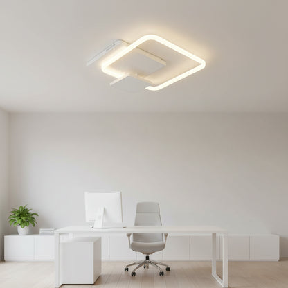 LED полилей с дистанционно управление ANEMONA 75W, 3 квадрата, студена/топла/неутрална светлина, димируем, бял LED полилей с дистанционно управление Default Title Alessandro Design