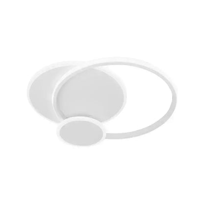 LED полилей с дистанционно SILVIAN, 58W, 3 кръга, Студена/Топла/Неутрална светлина, Димируем, Бял LED полилей с дистанционно управление Заглавие по подразбиране Alessandro Design