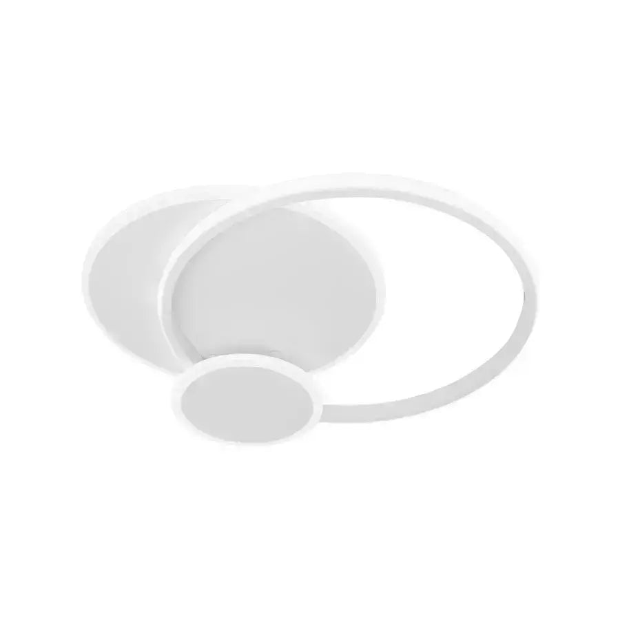 LED полилей с дистанционно SILVIAN, 58W, 3 кръга, Студена/Топла/Неутрална светлина, Димируем, Бял LED полилей с дистанционно управление Заглавие по подразбиране Alessandro Design