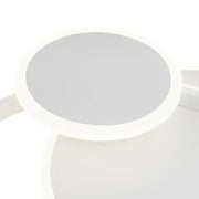 LED полилей с дистанционно SILVIAN, 58W, 3 кръга, Студена/Топла/Неутрална светлина, Димируем, Бял LED полилей с дистанционно управление Заглавие по подразбиране Alessandro Design