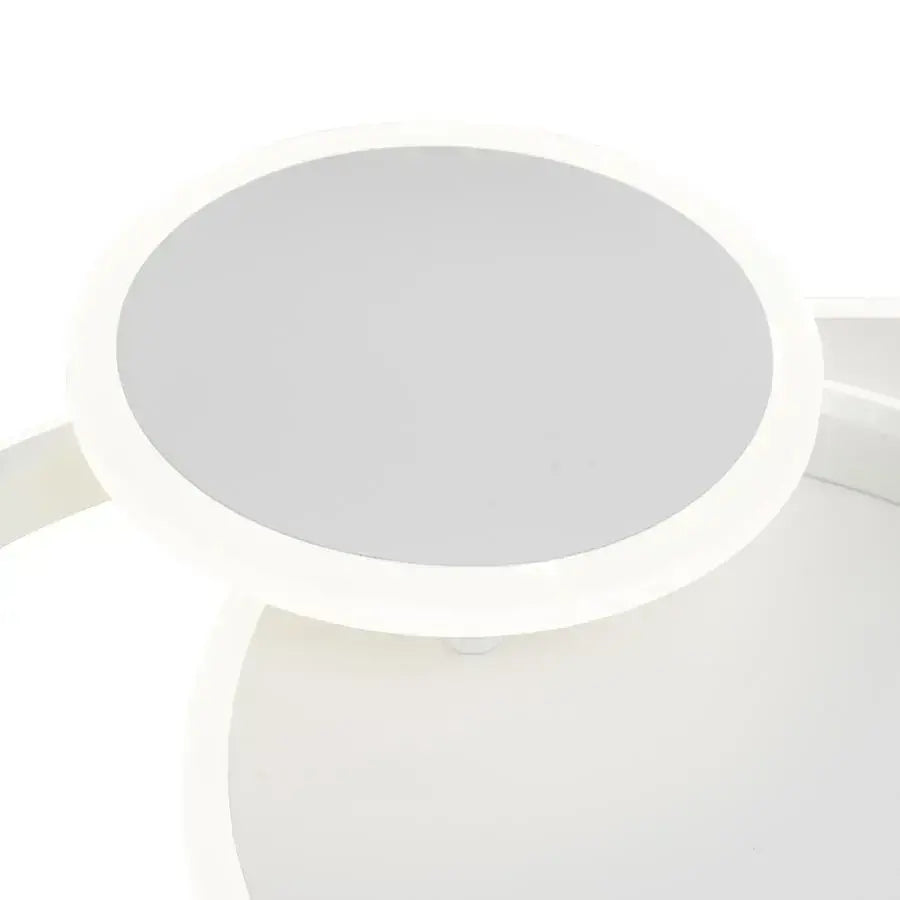 LED полилей с дистанционно SILVIAN, 58W, 3 кръга, Студена/Топла/Неутрална светлина, Димируем, Бял LED полилей с дистанционно управление Заглавие по подразбиране Alessandro Design