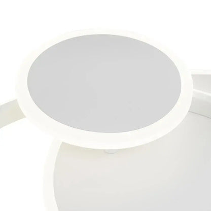 LED полилей с дистанционно SILVIAN, 58W, 3 кръга, Студена/Топла/Неутрална светлина, Димируем, Бял LED полилей с дистанционно управление Заглавие по подразбиране Alessandro Design
