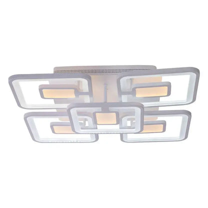 LED полилей с дистанционно управление FELIX 119W, 5 квадрата, студена/топла/неутрална светлина, димируем, бял LED полилей с дистанционно управление Default Title Alessandro Design