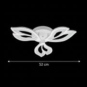 LED полилей с дистанционно управление LILY 40W, 3 елемента, Студена/Топла/Неутрална светлина, Димируем, Бял LED полилей с дистанционно управление Заглавие по подразбиране Alessandro Design