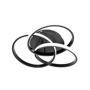 LED полилей с дистанционно управление VECTOR VORTEX 96W, 3 елемента, студена/топла/неутрална светлина, димируем, черен LED полилей с дистанционно управление Заглавие по подразбиране Alessandro Design