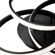 LED полилей с дистанционно управление VECTOR VORTEX 96W, 3 елемента, студена/топла/неутрална светлина, димируем, черен LED полилей с дистанционно управление Заглавие по подразбиране Alessandro Design