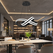 Окачен LED полилей с дистанционно управление INFINITY LOOP 61W, Студена/Топла/Неутрална светлина, Димируем, Черен, Регулируеми по височина LED полилеи с дистанционно управление Заглавие по подразбиране Alessandro Design