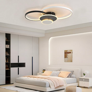 LED полилей с дистанционно управление KILLIAN 80W, 4 кръга, студена/топла/неутрална светлина, димиране, черно-бели LED полилеи с дистанционно управление Заглавие по подразбиране Alessandro Design
