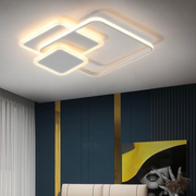 LED полилей с дистанционно управление ANEMONA 75W, 3 квадрата, студена/топла/неутрална светлина, димируем, бял LED полилей с дистанционно управление Default Title Alessandro Design