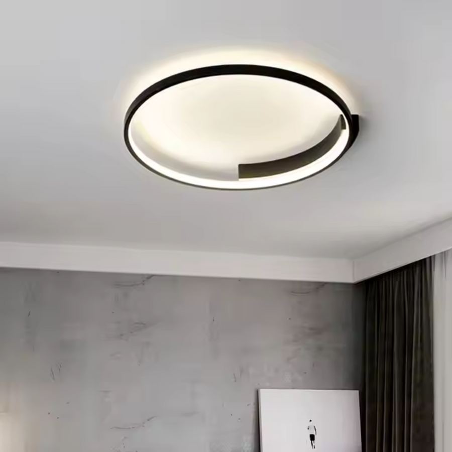 Lustra LED cu telecomanda LETIZIA 34W, Rotunda, lumina Rece/Calda/Neutra, Dimabila, Negru Lustre LED cu Telecomanda Default Title Alessandro Design