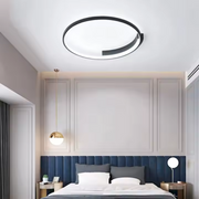 Lustra LED cu telecomanda LETIZIA 34W, Rotunda, lumina Rece/Calda/Neutra, Dimabila, Negru Lustre LED cu Telecomanda Default Title Alessandro Design