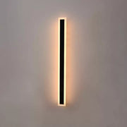 Външна LED стенна лампа Mack, дължина 90 см, 10 W, IP65, метална, линейна, черна външна стенна лампа Заглавие по подразбиране Alessandro Design