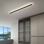 Външна LED стенна лампа SUHA, дължина 30 см, 4W, IP65, метална, линейна, черна външна стенна лампа Заглавие по подразбиране Alessandro Design