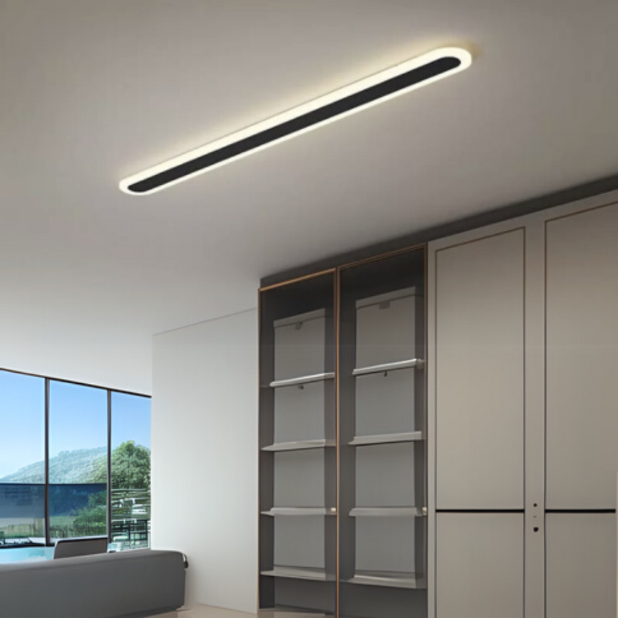 Външна LED стенна лампа SUHA, дължина 30 см, 4W, IP65, метална, линейна, черна външна стенна лампа Заглавие по подразбиране Alessandro Design