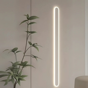 SUHA Външна LED стенна лампа, дължина 60 см, 8 W, IP65, метална, линейна, бяла външна стенна лампа Заглавие по подразбиране Alessandro Design