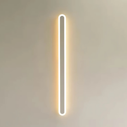 SUHA Външна LED стенна лампа, дължина 60 см, 8 W, IP65, метална, линейна, бяла външна стенна лампа Заглавие по подразбиране Alessandro Design