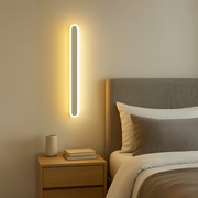 SUHA Външна LED стенна лампа, дължина 60 см, 8 W, IP65, метална, линейна, бяла външна стенна лампа Заглавие по подразбиране Alessandro Design