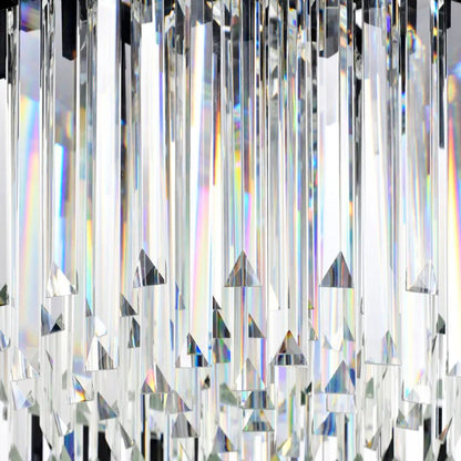 BLOIS Magno Crystal Chandelier 8x E14 D60 cm Черно злато Кристални полилеи с регулируема височина Заглавие по подразбиране Alessandro Design