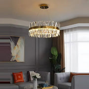 LED полилей CASERTA Regalis с дистанционно управление, 95 W, димируем, диаметър 80 см, златни LED полилеи с дистанционно управление Заглавие по подразбиране Alessandro Design
