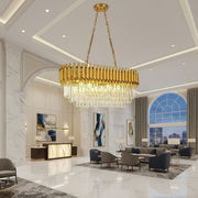 Candelabru Cristal VERSAILLES Regalis 10xE14, Diametru 80cm, Auriu, Inaltime Reglabila Candelabre Cristal Default Title Alessandro Design