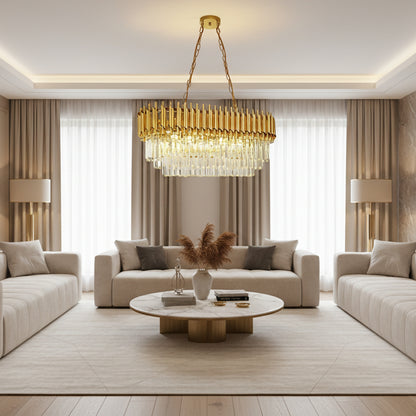 Candelabru Cristal VERSAILLES Regalis 10xE14, Diametru 80cm, Auriu, Inaltime Reglabila Candelabre Cristal Default Title Alessandro Design