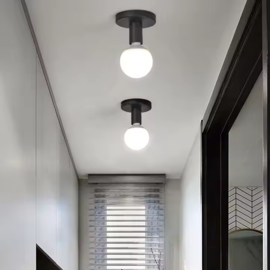 MODERNIST Полилей Mono 1x E27, черен, модерен дизайн Lustre Industrial Заглавие по подразбиране Alessandro Design