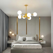 Висящ полилей LOFT, 6x E27, златни модерни полилеи Заглавие по подразбиране Alessandro Design