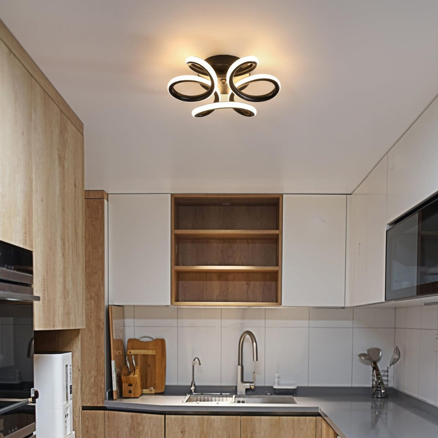 LED полилей VERTEX HELIX, 65W, студена/топла/неутрална светлина, черен LED полилей Заглавие по подразбиране Alessandro Design