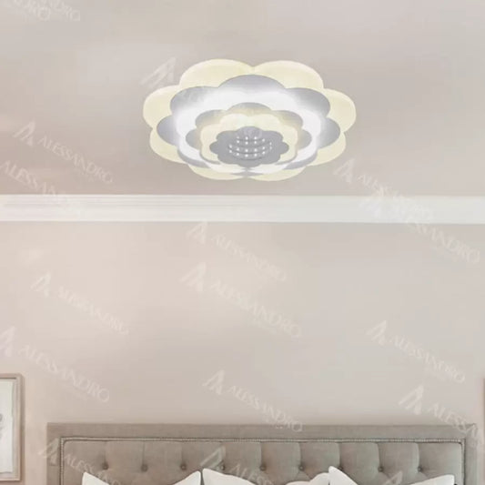 LED полилей NEXA 3D, 20W, диаметър 24 см, студена/топла/неутрална светлина, бели LED полилеи Заглавие по подразбиране Alessandro Design