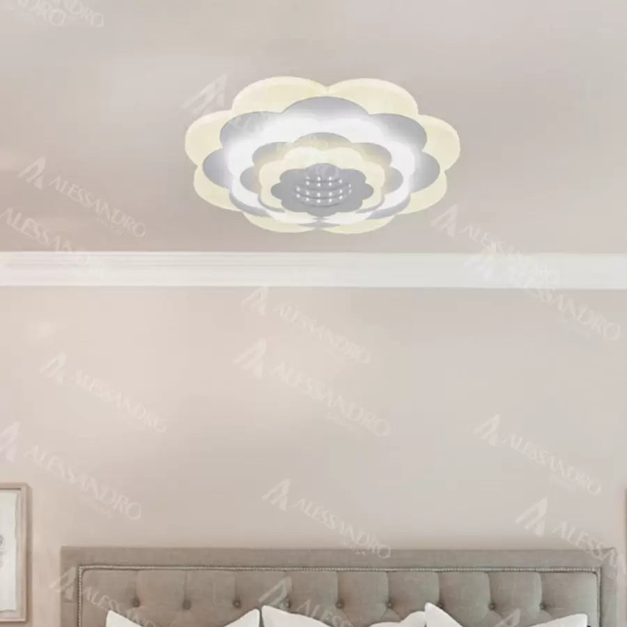LED полилей NEXA 3D, 20W, диаметър 24 см, студена/топла/неутрална светлина, бели LED полилеи Заглавие по подразбиране Alessandro Design