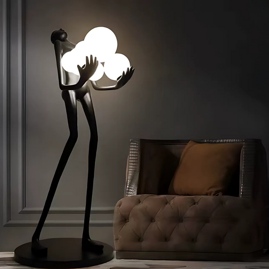 Lampadar Living Eleganza, 6x G9, Negru Veioze & Lampadare Default Title Alessandro Design