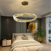 LED полилей с дистанционно управление и кристал LUIGI, 57W, Студена/Топла/Неутрална светлина, Димируем, златен LED полилей с дистанционно управление Заглавие по подразбиране Alessandro Design